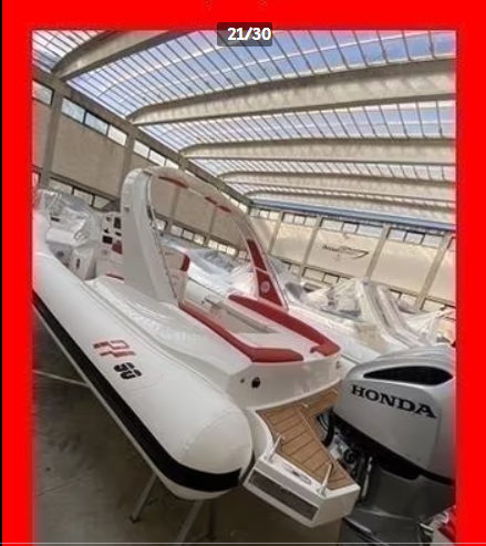 Inflatable boat Panamera Yacht PY90 EXTRAFULL COMFORT VERSION 2x HONDA200cv 2022