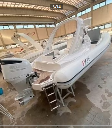 Inflatable boat Panamera Yacht PY80 EXTRAFULL JUNE 2023 SUZUKI 300cv