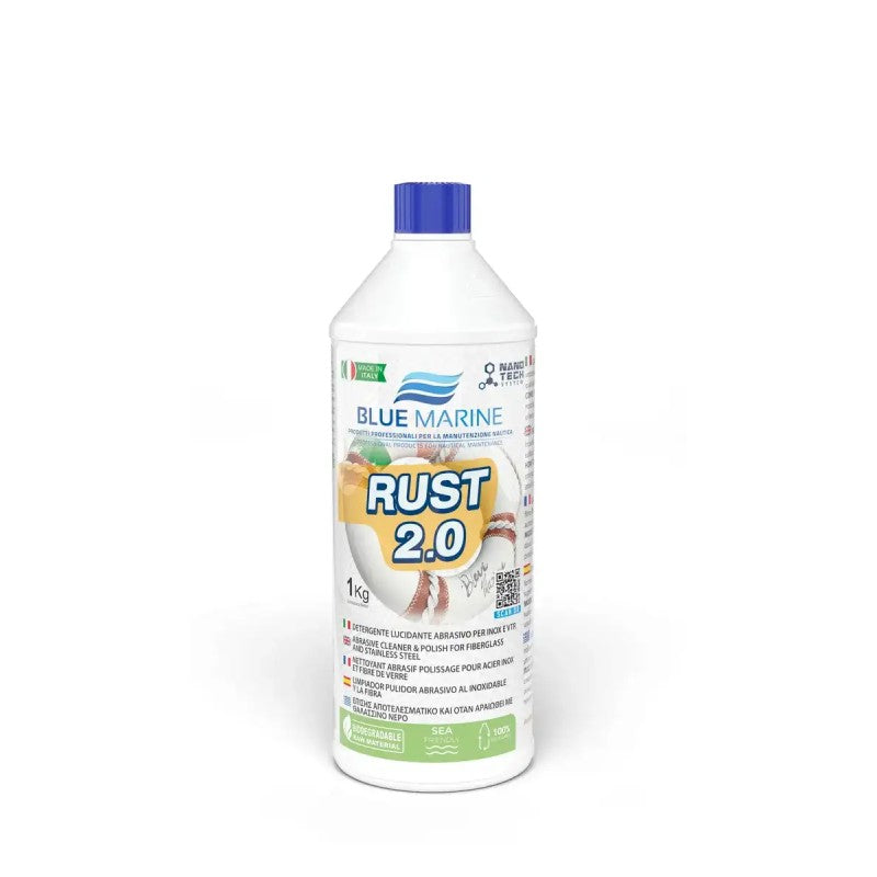 Blue marine rust detergente abrasivo per inox e vtr da 1kg