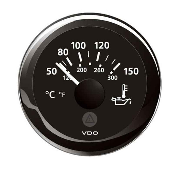 Vdo indicatore temperatura olio motore nero 50-150°c a2c59514160 viewline