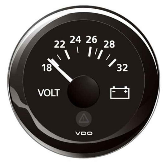 Vdo voltmetro nero 16-32v a2c59512458