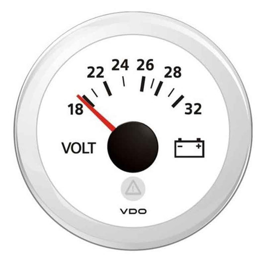 Vdo voltmetro bianco 18-32v a2c59512459