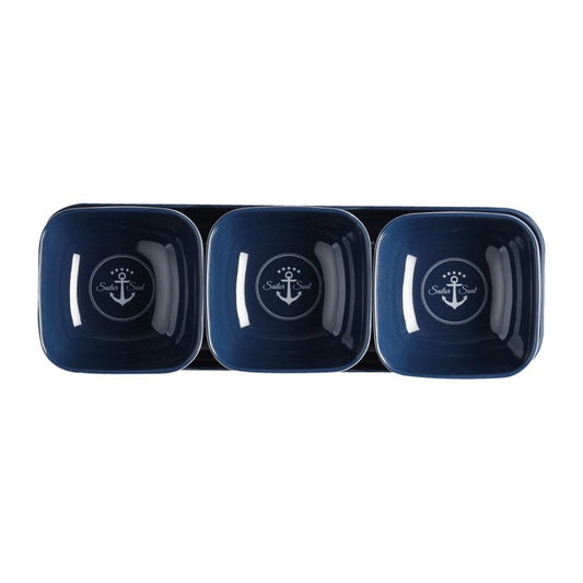 Marine business set 4 pz porta snack sailor soul