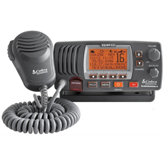 Vhf mr f77b gps e cobra marine: vhf/dsc fisso con gps integrato