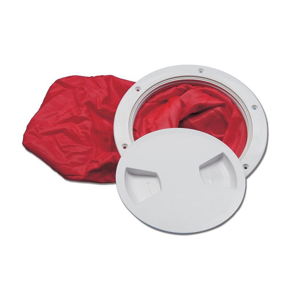 Watertight hatch with bag