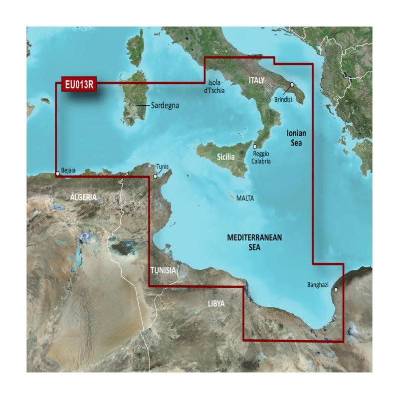 Garmin regular area g3 vision hd - veu013r - italy southwest and tunisia