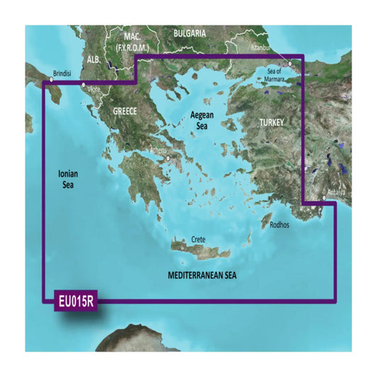 Garmin regular area g3 vision hd -  veu015r - aegean sea and sea of marmara