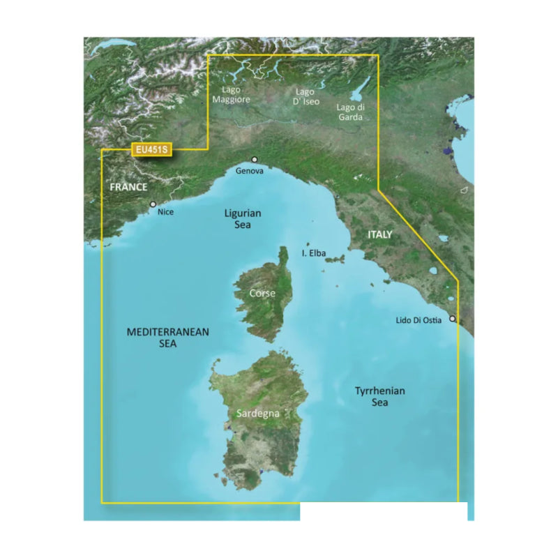 Garmin small area g3 vision hd -   veu451s - ligurian sea