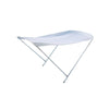 Capottina 2 archi pieghevole colore bianco larghezza da 150 cm