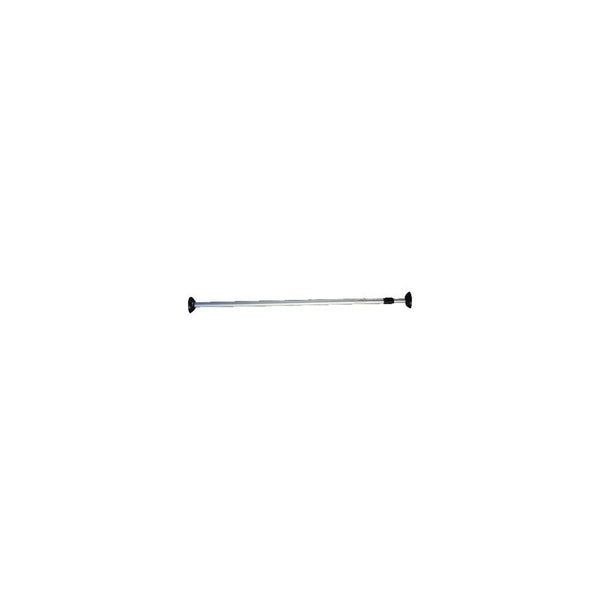 Telescopic aluminum rod supporting sheets from 58 to 102 cm