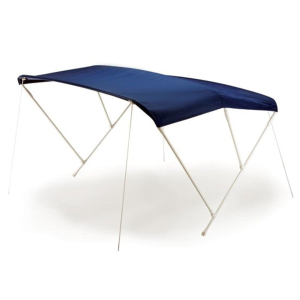 Folding canopy with 3 arches, blue colour, width 225 cm strong