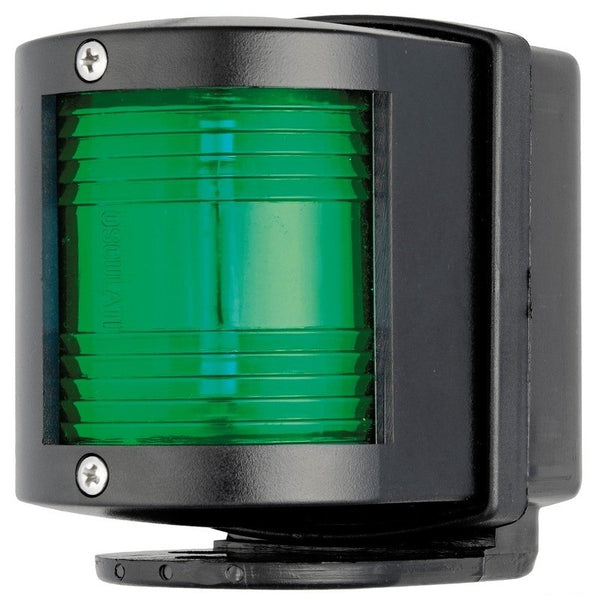 Horizontal green street light up to 12 m in black polycarbonate