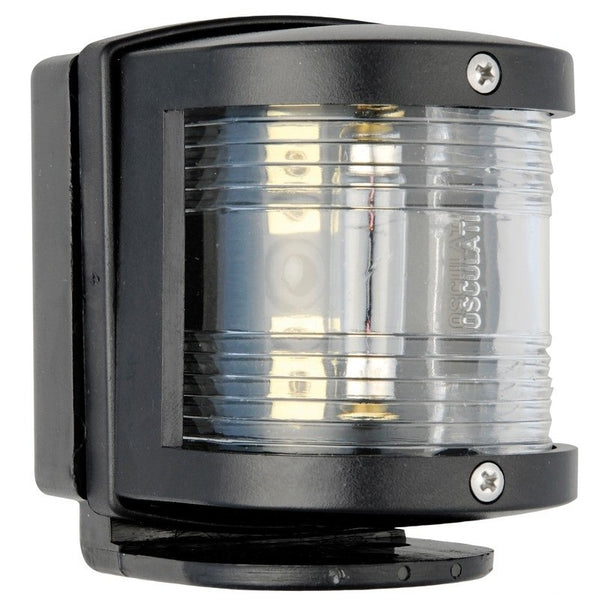 Horizontal white street light up to 12 m in black polycarbonate