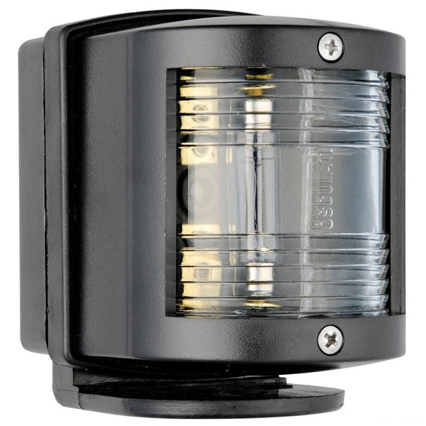 Horizontal crowning light up to 12 m in black polycarbonate
