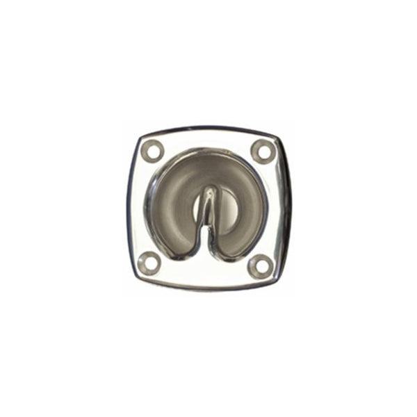 Acconmarine recessed eyebolt 9 x 9 cm for ski towing in stainless steel