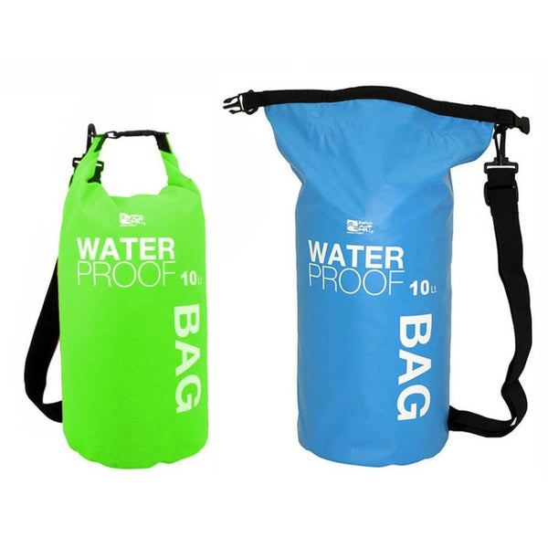 Beach art waterproof backpack bag in waxed PVC 10lt