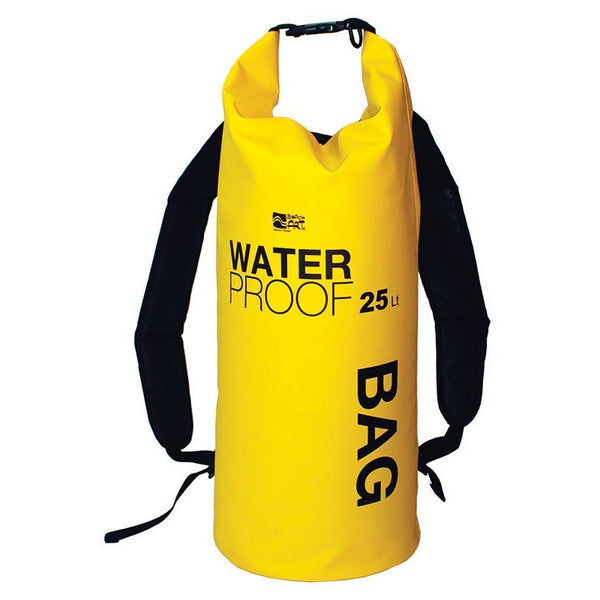 Beach art waterproof backpack bag in waxed PVC 25lt