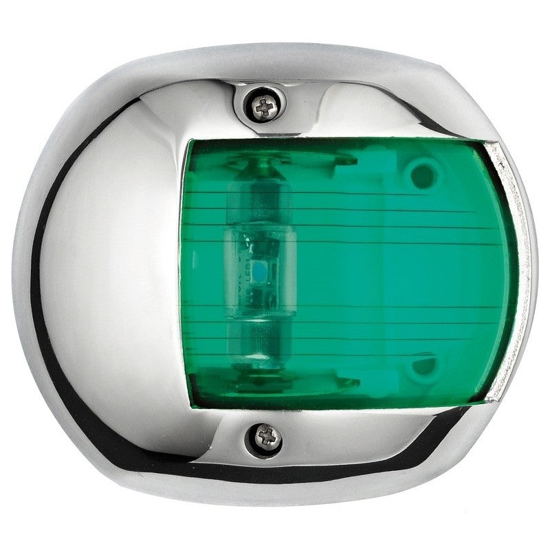 Fanale verde 12 mt led 12v inox  (112