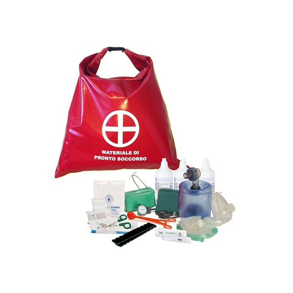 Watertight nautical first aid bag table a