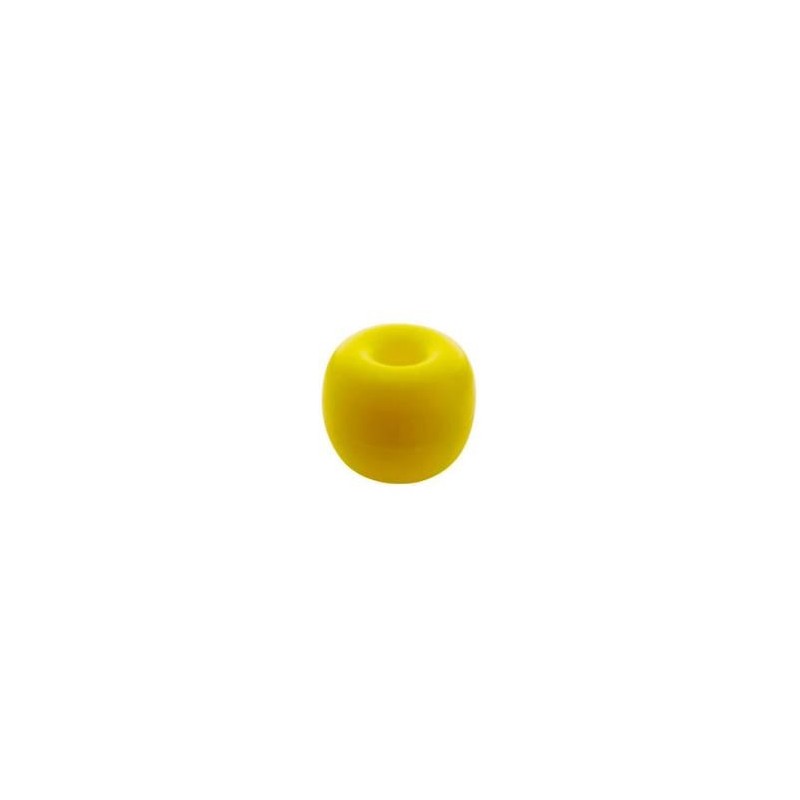 17 cm yellow buoy with central hole