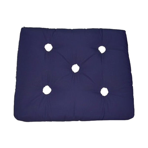 External kapok floating cushion in blue cotton for seat only