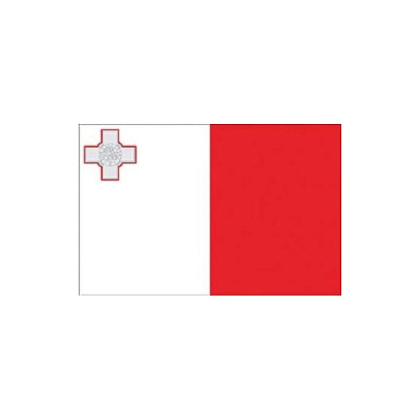 Malta courtesy flag 20 x 30 cm