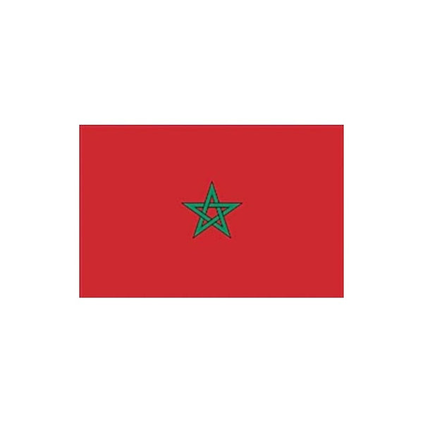 Bandiera di cortesia marocco 20 x 30 cm