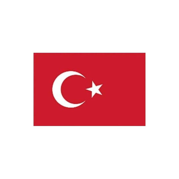 Türkiye courtesy flag 20 x 30 cm