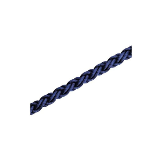 Square line blue braided line 12 mm sinking breaking load 2000 kg