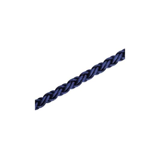 Square line blue braided line 16 mm, sinking breaking load 3000 kg