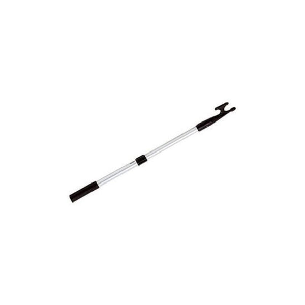 Telescopic dock hook in anodized aluminum length from 110 to 210 cm