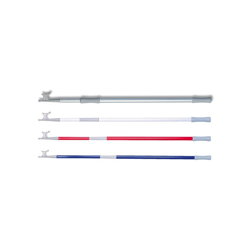 Gancio d'accosto telescopico in alluminio anodizzato lunghezza da 120 a 215 cm alluminio