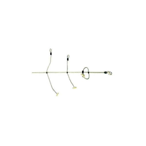 Millepiedi serravele in corda elastica per il fissaggio vele lunghezza 200 cm diametro 8 mm