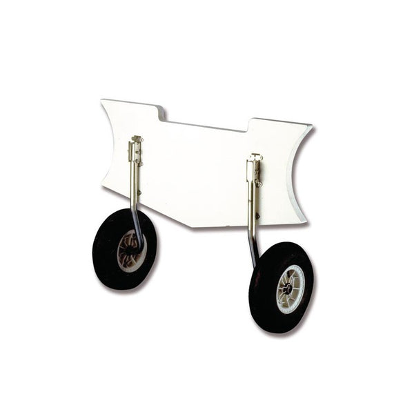Pair of stern wheels mod. «large» folding for hauling inflatable dinghies and small boats