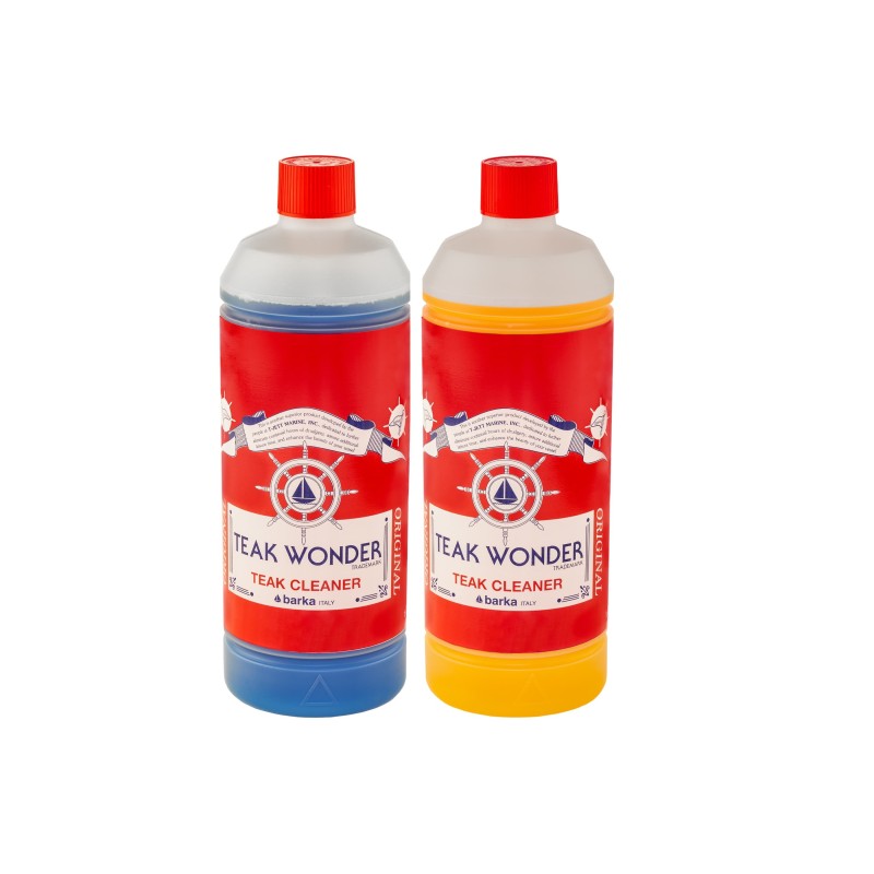 Teak wonder combo pack lightener + detergent | steps 1 + 2