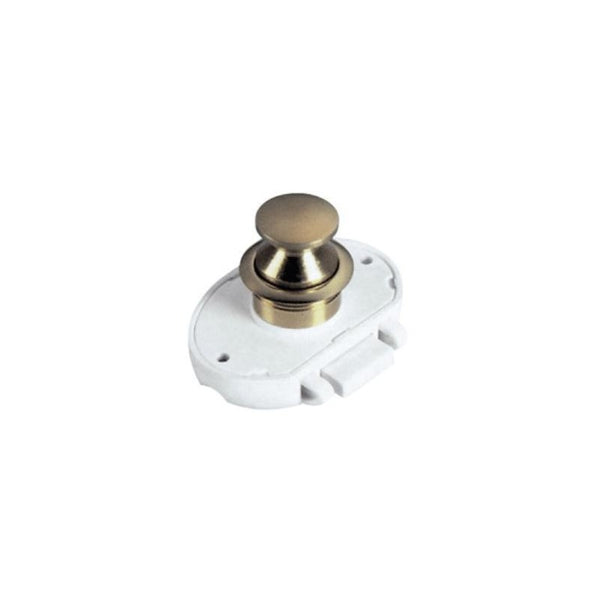 Polished brass button closure 19x45x70 mm