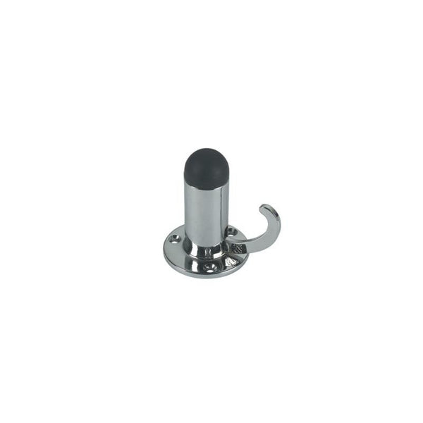 Door stopper with anti-vibration rubber