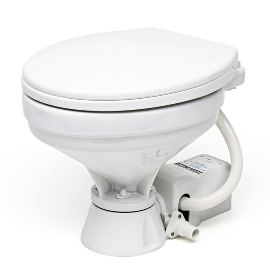 Wc elettrico compact 12v con tavoletta in plastica matromarine