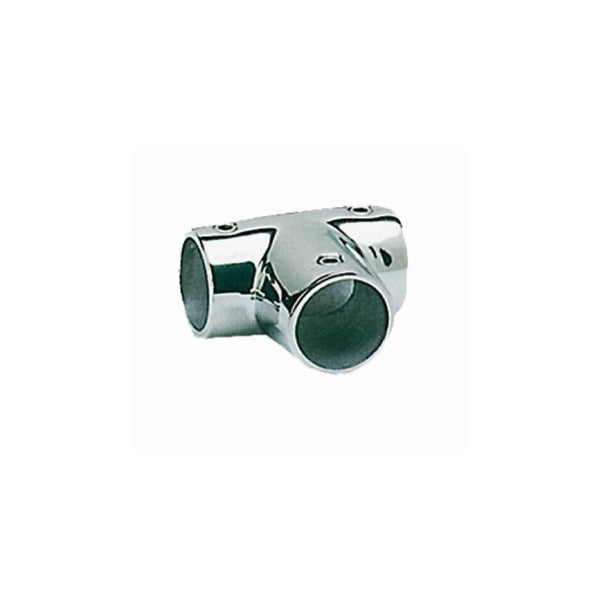 Straight stainless steel t-joint 30 mm