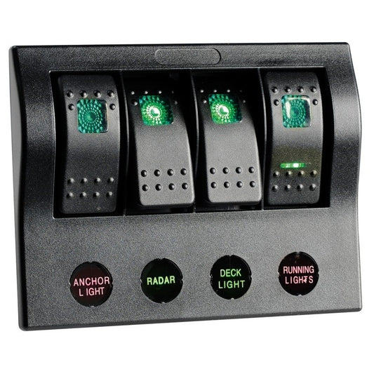 Pannello elettrico serie pcp compact con circuit breaker + led