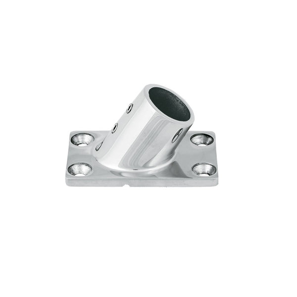 Inclined rectangular base 25 mm