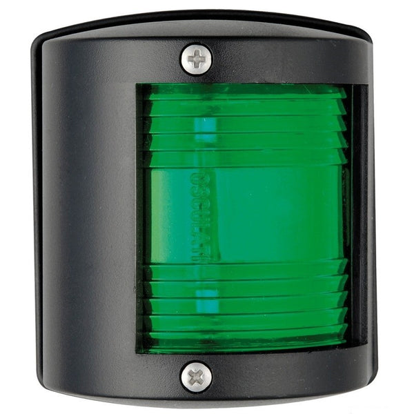 Vertical green street light up to 12 m in black polycarbonate