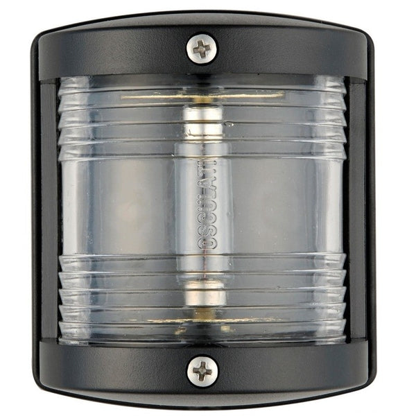 Vertical white street light up to 12 m in black polycarbonate