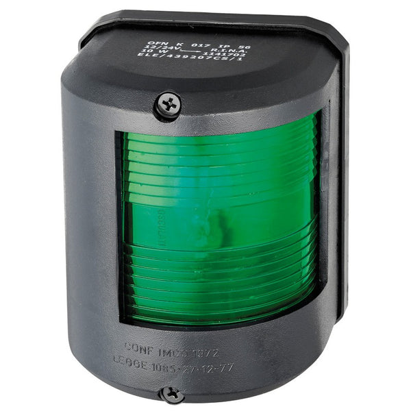 Vertical green street light up to 20 m in black polycarbonate