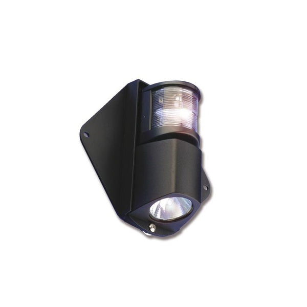 White combi navigation light for bracket mounting