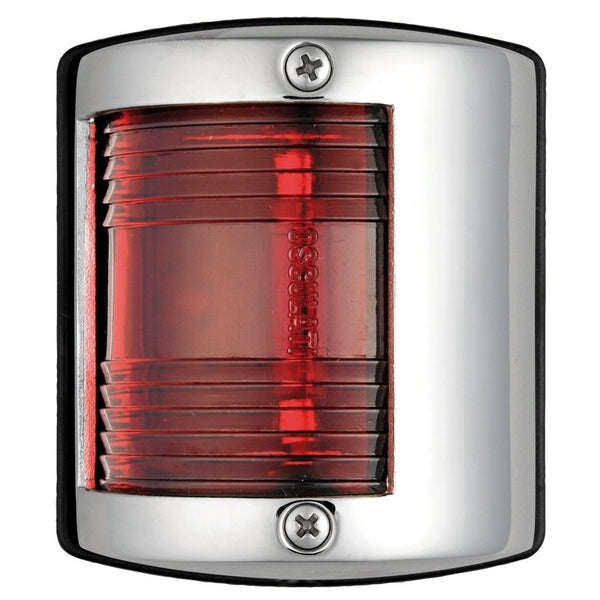 Vertical red street light up to 12 m in stainless steel