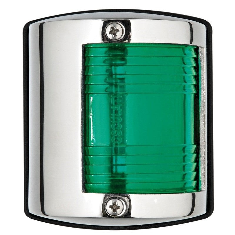 Fanale di via verde verticale fino 12 m inox