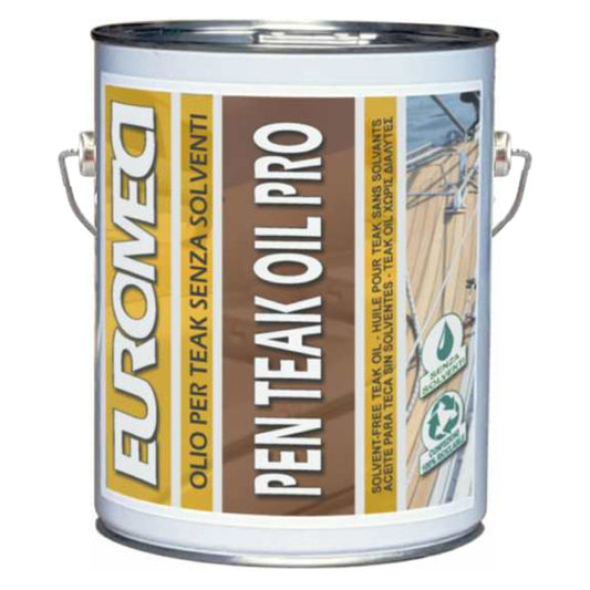 Euromeci pen teak oil pro in confezione da 4 lt