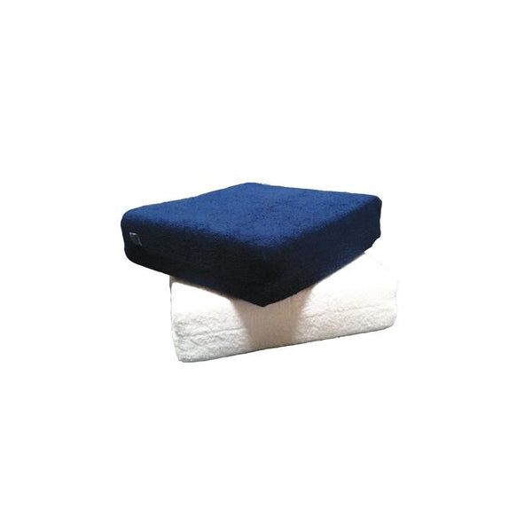 Sponge cushion padded with white foam rubber 41x41x10 cm