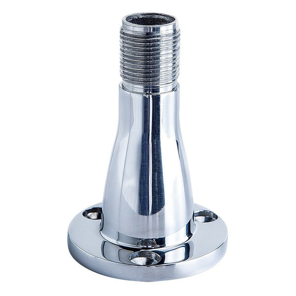 Adjustable stainless steel base for antennas